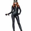 Clearance Faux-Leder-Catsuit Mit Reis Verschluss Vorne In Nass-Look Schwarz