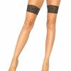 New Trina Strumpfhosen Diamant Netz Nude/Black