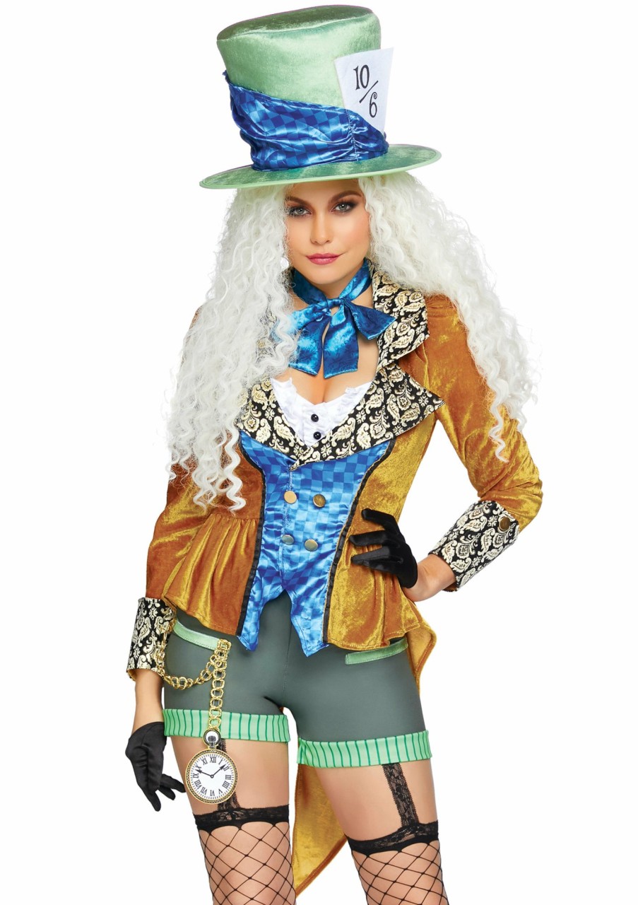 Clearance Klassisches Mad Hatter Kostum Mehrfarbig