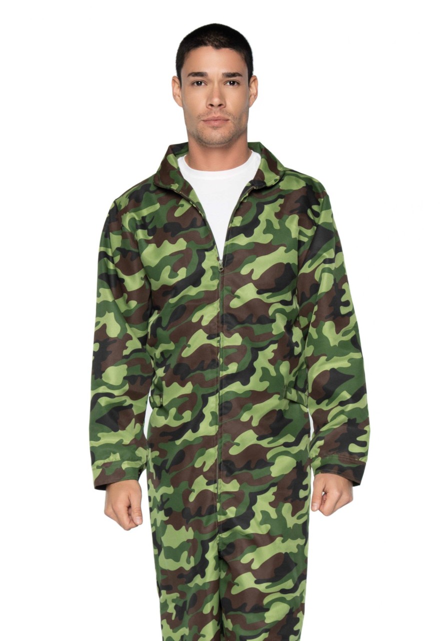 Hot Jumpsuit Fur Herren Camo