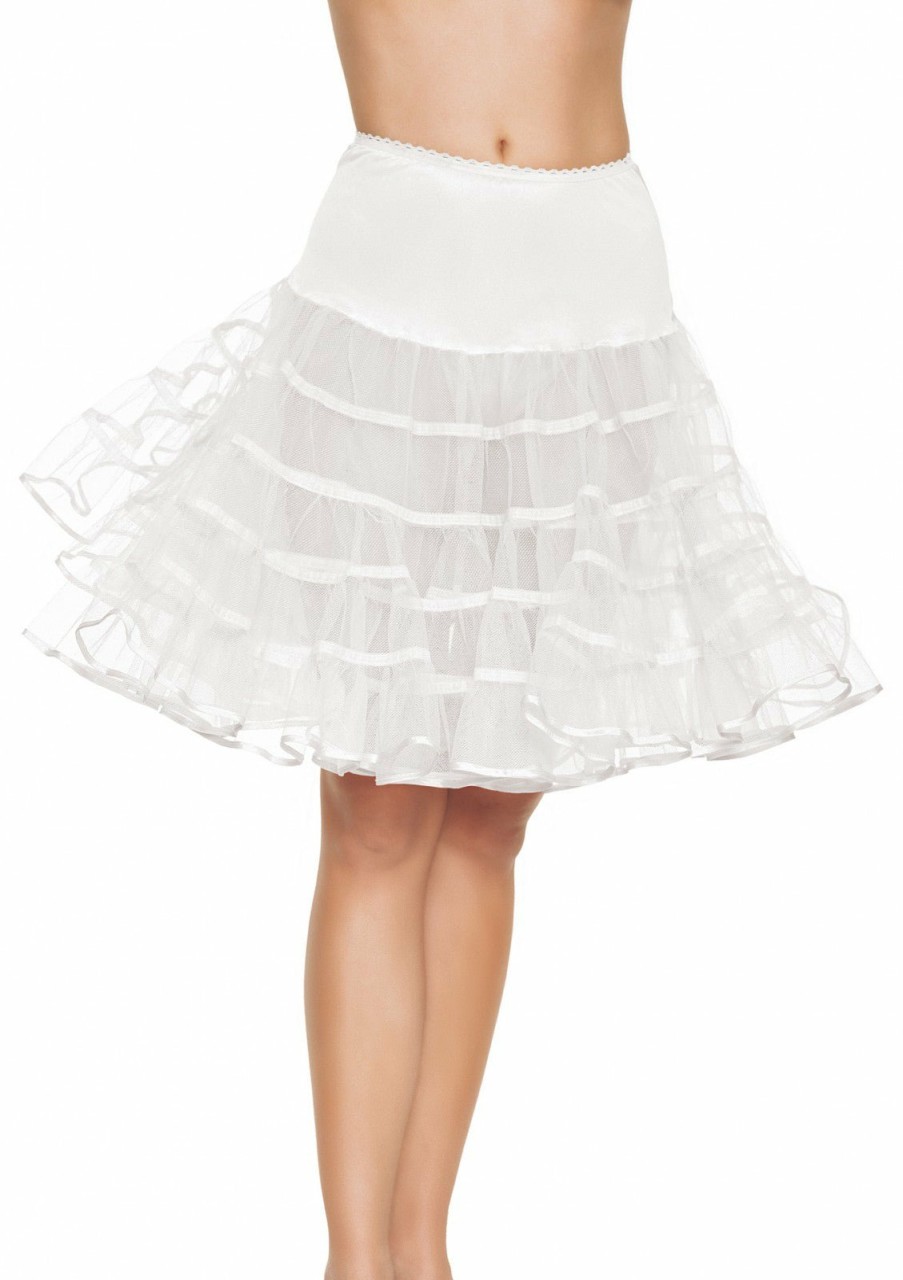 Clearance Knielanger Mehrlagiger Petticoat Kostumrock