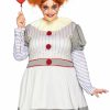 Wholesale Plus Gruseliges Clown Kostum Mehrfarbig