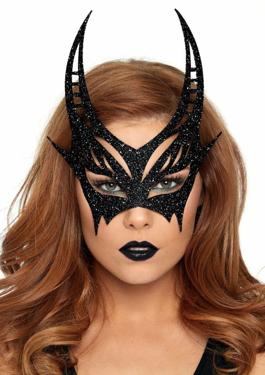 New Glitter Die Cut Devil Maskerade Maske