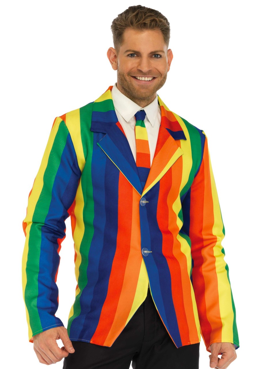 Best Regenbogen Anzug Kostumjacke Mehrfarbig