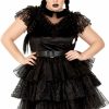 Online Raving Rebel Plus Size Schwarz