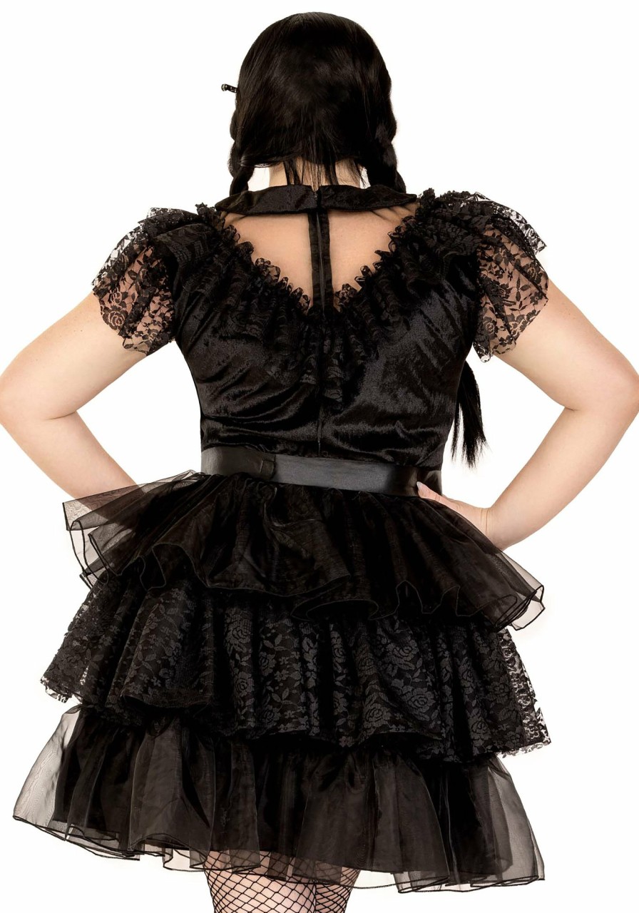 Online Raving Rebel Plus Size Schwarz