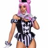 Online Franzosischer Clown Body Schwarz/Weis