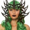 New Glitter Die Warrior Die Cut Headpiece Schwarz