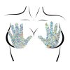 Wholesale Handsy Jewels Aufkleber Nippel Pasties Silber