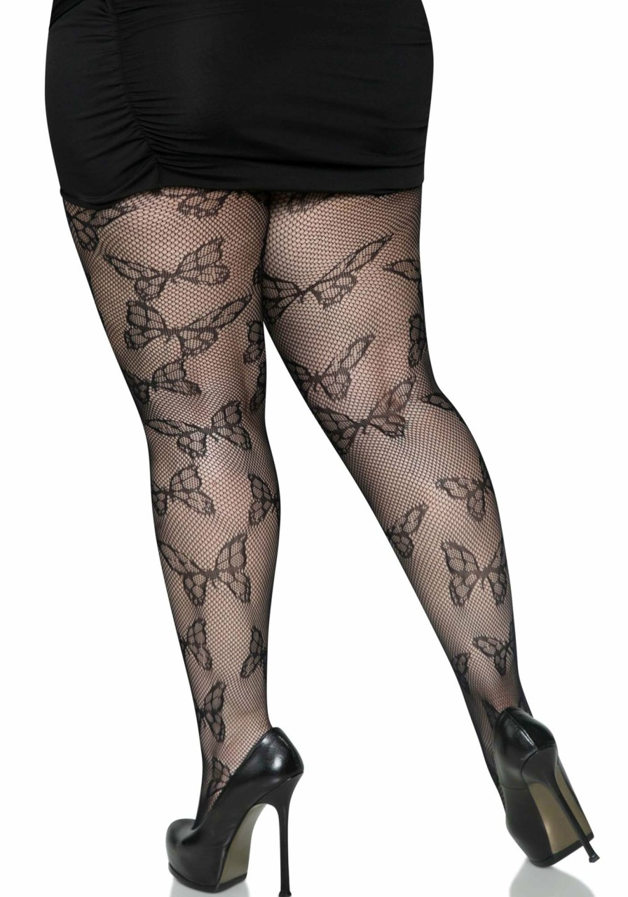 Best Plus Butterfly Netzstrumpfhose Schwarz