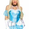 Wholesale Marchenhaftes Flirt Aschenputtel Kostum Blau, Silber