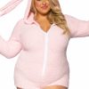 Clearance Kuschel Hase Plus Grose Rosa