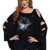 Clearance Katzenkostum Poncho Set Schwarz