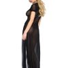 Wholesale Alter Ego Transparentes Maxikleid Schwarz